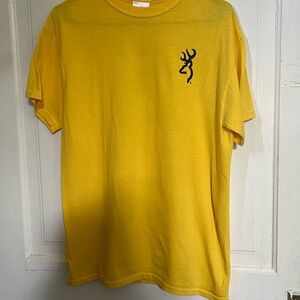 Browning Yellow Short Sleeve Tee